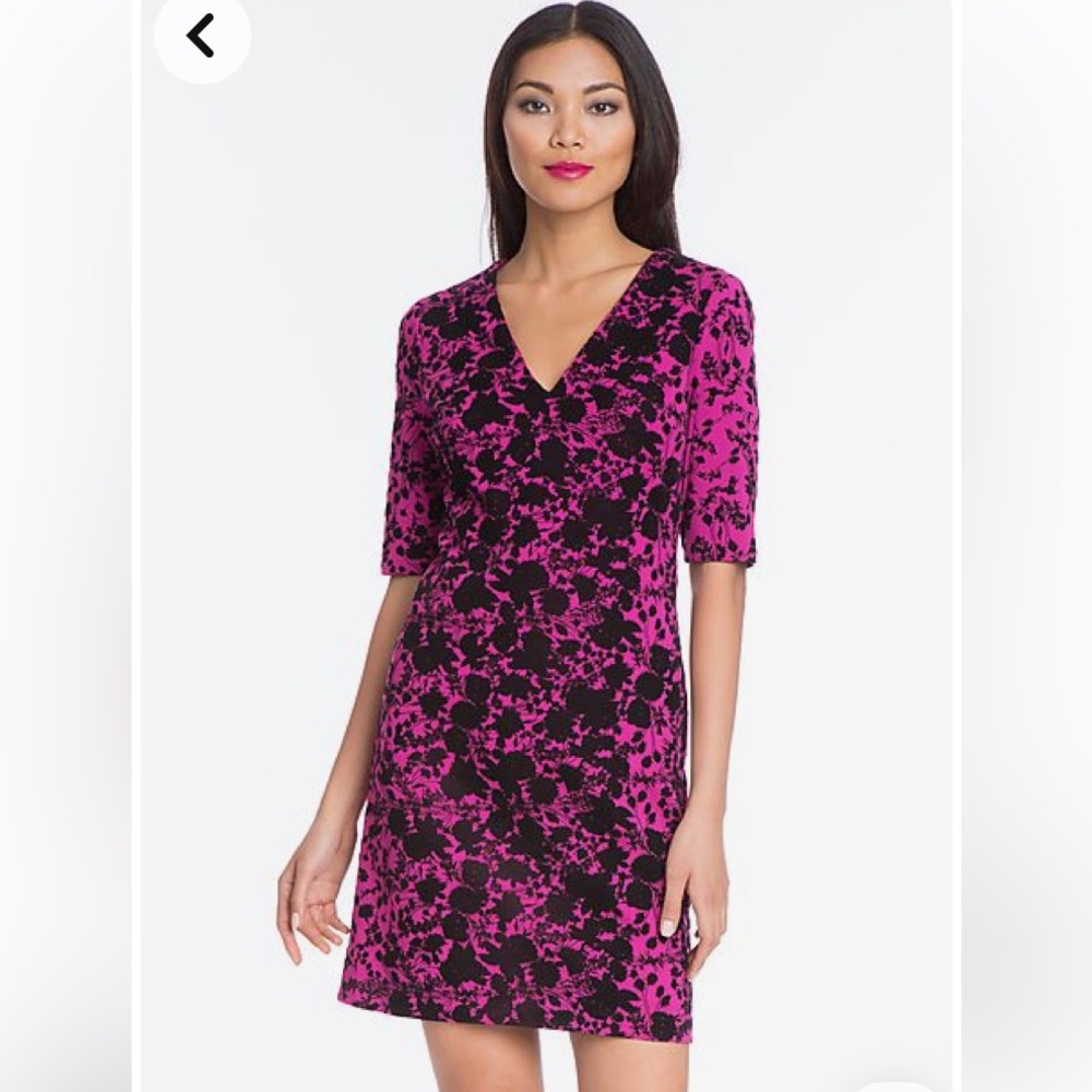 Tracy Reese burnt velvet cutwork dress - mint condition, size 2-4